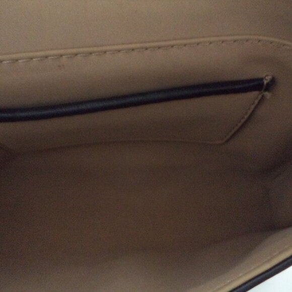 Michael Kors Leather quilted Belt Crossbody bag purse black Fanny Pack chain - Picture 12 of 13